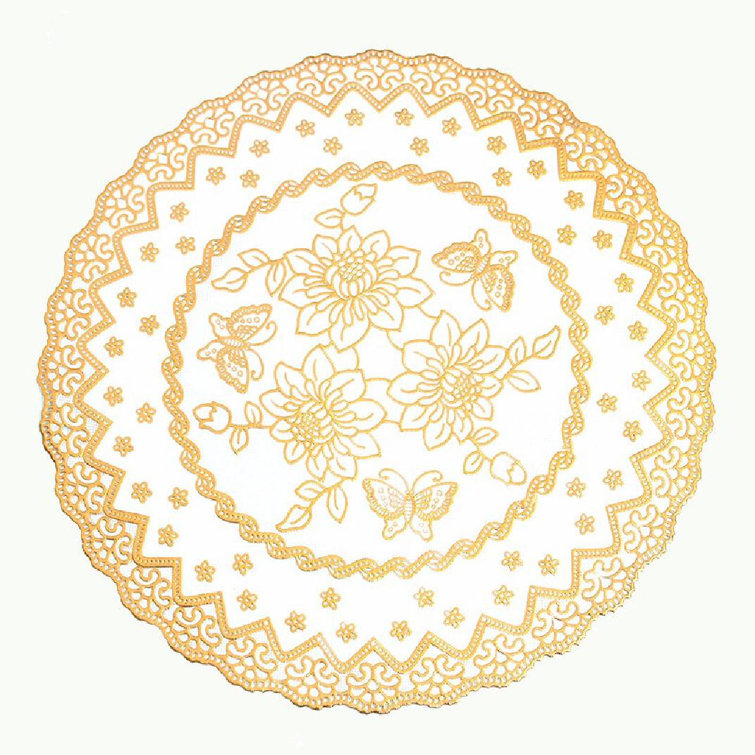 Umber Rea Floral Round Placemat Wayfair Canada